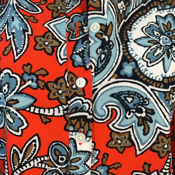 Ann Taylor LOFT Retro Floral Sheath Dress LP Boho Office Madmen Dinner Party Wed - Picture 3 of 10